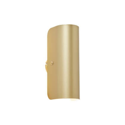 QAZQA Moderne wandlamp goud 2-lichts - Gotthard afbeelding