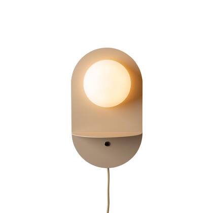 it&apos;s about RoMi Wandlamp Tokyo - Beige - 14x20x34cm afbeelding