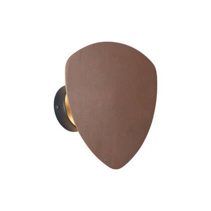 QAZQA Design wandlamp brons organisch 20 cm 2-lichts - Pulley afbeelding