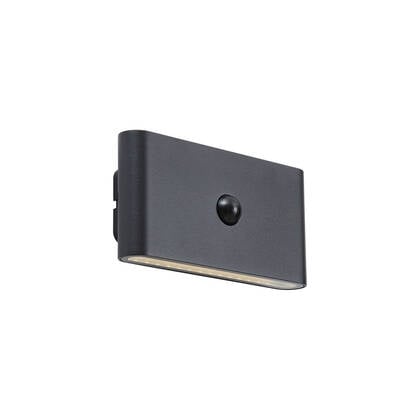 QAZQA Wandlamp zwart 4-stap sensor magnetisch incl. LED oplaadbaar - afbeelding