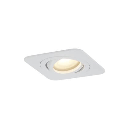 QAZQA Afgeronde inbouwspot wit GU10 50mm draai- en kantelbaar IP44 - afbeelding