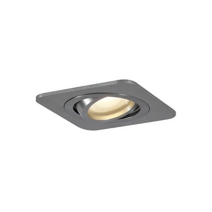 QAZQA Afgeronde inbouwspot gunmetal GU10 50mm draai- en kantelbaar afbeelding