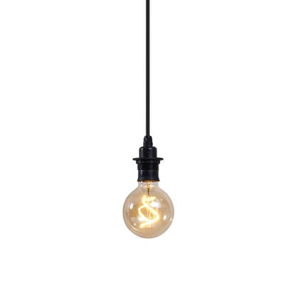 QAZQA Buiten hanglamp zwart IP44 - Cava afbeelding