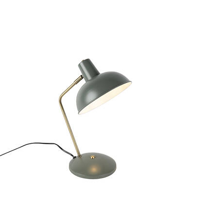 QAZQA Smart tafellamp groen met brons incl. Wifi P45 - Milou afbeelding