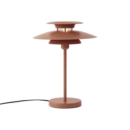 QAZQA Retro tafellamp mokka staal 45cm - Pauly afbeelding