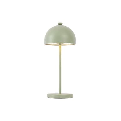 QAZQA Tafellamp groen incl. LED IP54 oplaadbaar met laadstation - afbeelding