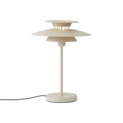 QAZQA Retro tafellamp beige staal 45cm - Pauly afbeelding
