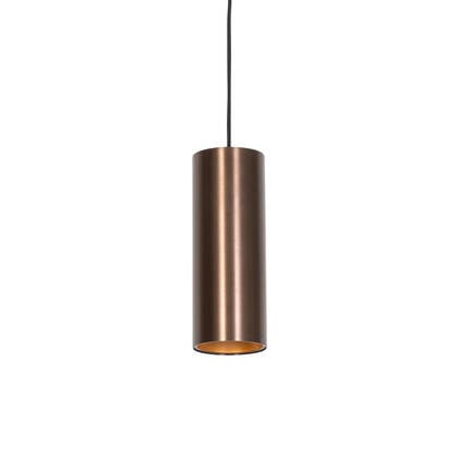 QAZQA Smart hanglamp donkerbrons incl. Wifi GU10 50mm - Tubo afbeelding