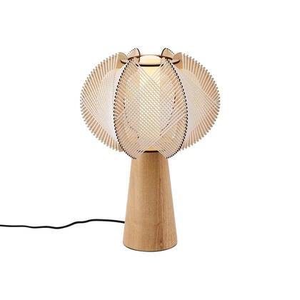 QAZQA Japandi tafellamp beige 45cm - Gertie afbeelding