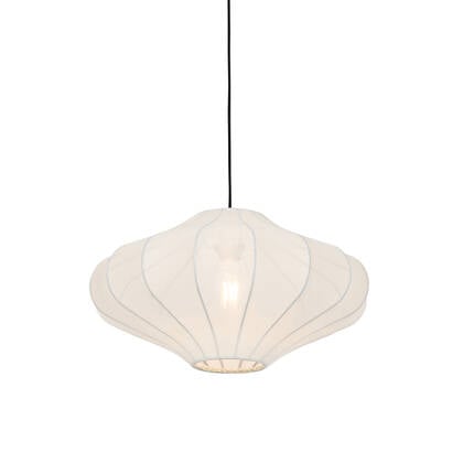 QAZQA Smart hanglamp wit 50cm incl. Wifi ST64 - Plu afbeelding