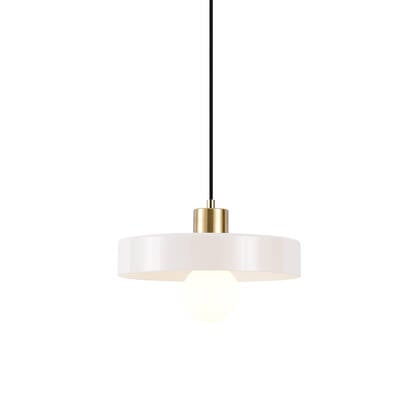 QAZQA Retro hanglamp goud met beige glas - Jina afbeelding