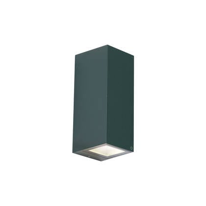 QAZQA Moderne wandlamp donkergroen 2-lichts GU10 70mm IP54 - Baleno afbeelding