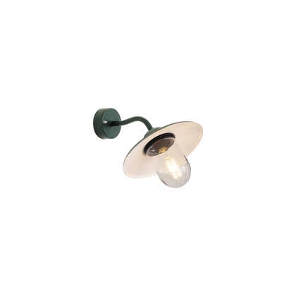 QAZQA Buitenwandlamp donker groen IP44 - Munich afbeelding