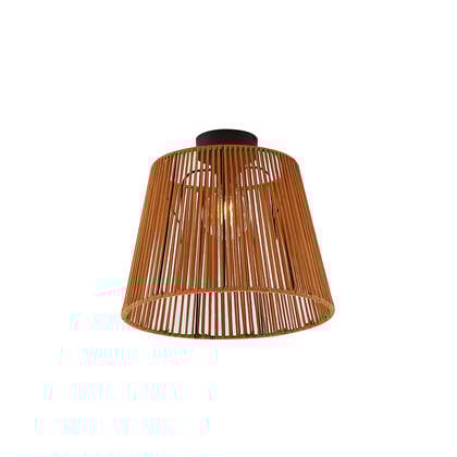 QAZQA Japandi buiten plafondlamp met oranje touw IP54 - Jayla afbeelding