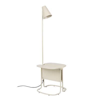 Zuiver Lustor Vloerlamp + Bijzettafel Beige afbeelding