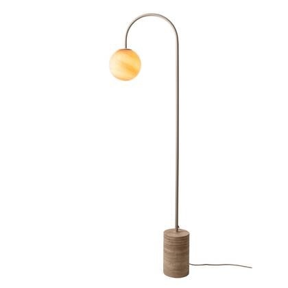 it&apos;s about RoMi Vloerlamp Tivoli - Bruin - 20x42x163cm afbeelding