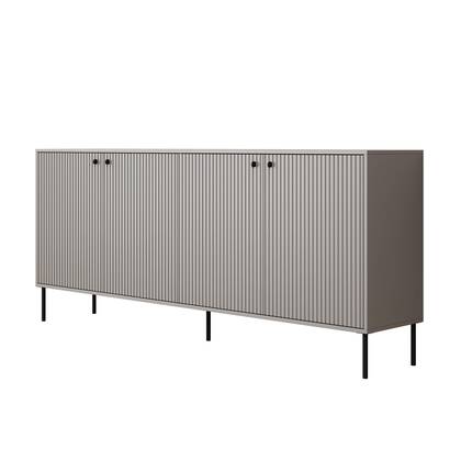 Meubella - Dressoir Ilux - Grijs - 207 cm