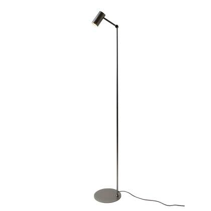 it&apos;s about RoMi Vloerlamp Montreux - Zilver - 22x22x134cm afbeelding