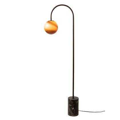 it&apos;s about RoMi Vloerlamp Tivoli - Bruin - 20x42x163cm afbeelding
