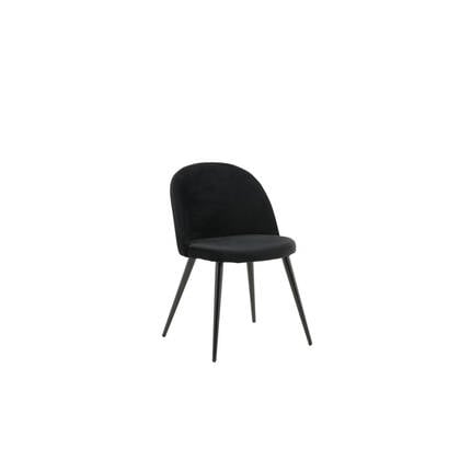 Rebellenclub Carzorla Eetkamerstoel - Set van 2 - Zwart