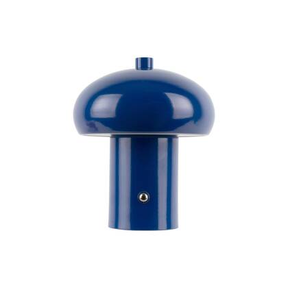 Leitmotiv Tafellamp Retro Seta Led - Blauw - 12.5x12.5x15cm afbeelding