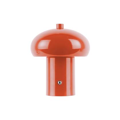 Leitmotiv Tafellamp Retro Seta Led - Oranje - 12.5x12.5x15cm afbeelding