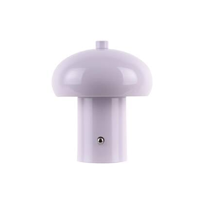 Leitmotiv Tafellamp Retro Seta Led - Paars - 12.5x12.5x15cm afbeelding
