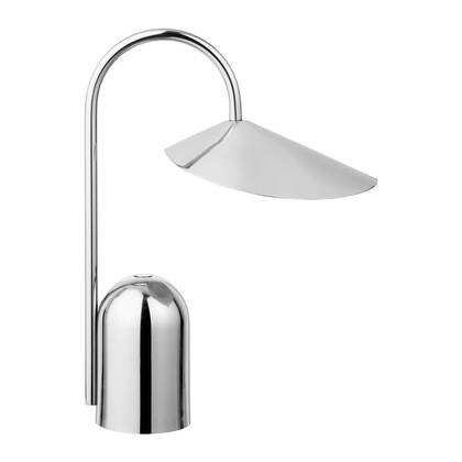 Ferm Living Arum Oplaadbare Tafellamp - Zilver afbeelding
