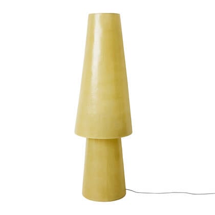HKliving Glassfiber Vloerlamp - Soft Green afbeelding