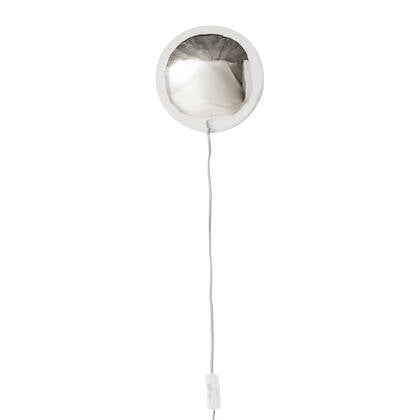HKliving Orb Wandlamp - Chrome afbeelding