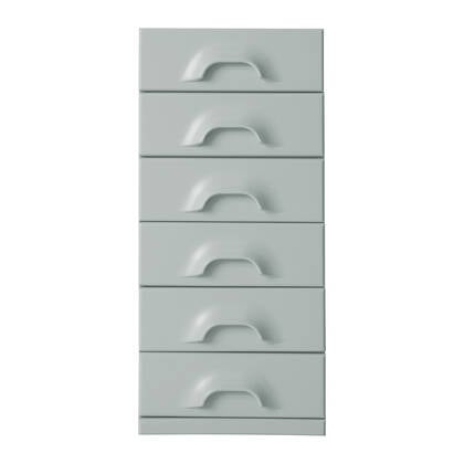 HKliving Chest Ladekast - 6 Lades - Overcast