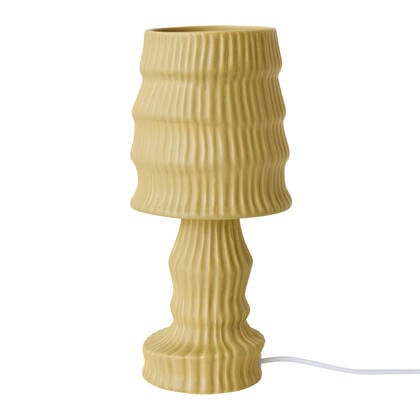 HKliving Ceramic Tafellamp - Ochre afbeelding