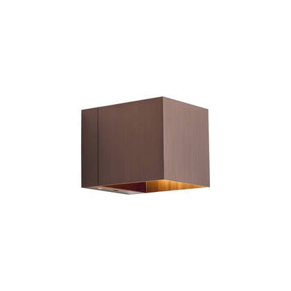 QAZQA Moderne wandlamp donkerbrons incl. LED en touch dimmer afbeelding