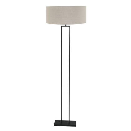 Steinhauer - vloerlamp - Stang - zwart - linnen metaal - Ø 50cm - E27 afbeelding