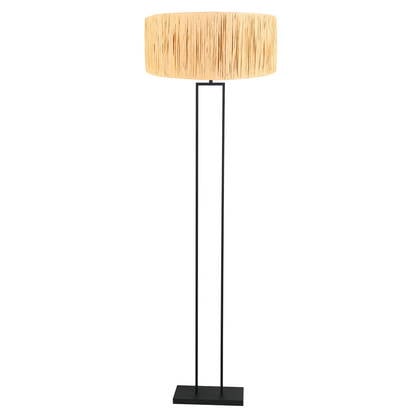 Steinhauer - vloerlamp - Stang - zwart - gras metaal - Ø 50cm - E27 - afbeelding
