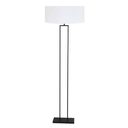 Steinhauer - vloerlamp - Stang - zwart - linnen metaal - Ø 50cm - E27 afbeelding