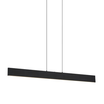 QAZQA Moderne hanglamp zwart incl. LED dimbaar en 3-way switch afbeelding
