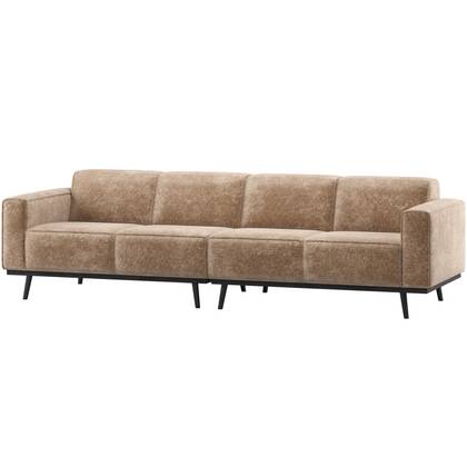 WOOOD Statement 3-Zits Bank 280 cm - Chenille - Velvet Taupe