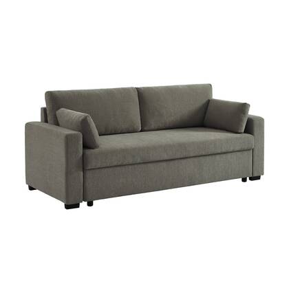 sweeek - Driezits slaapbank in chenille stof