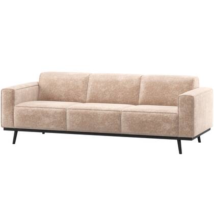 WOOOD Statement 3-Zits Bank 230 cm - Chenille - Velvet Naturel