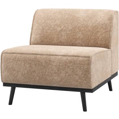 WOOOD Statement 1-Zits Element Bank - Chenille - Velvet Perzik Roze