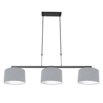 Steinhauer - hanglamp - Stang - zwart - linnen metaal - grote afbeelding