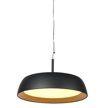 Steinhauer - Hanglamp Zwart|Goud Metaal - 45x45x150cm - Mykty afbeelding