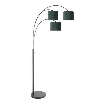 Steinhauer - Booglamp Groen Metaal|Velours 3 afbeelding
