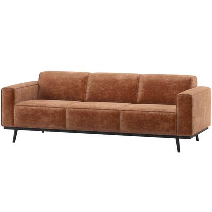 WOOOD Statement 3-Zits Bank 230 cm - Chenille - Velvet Terra