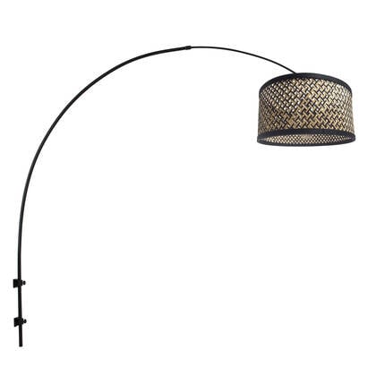 Steinhauer - wandlamp - Sparkled Light - zwart - bamboe staal - E27 - afbeelding
