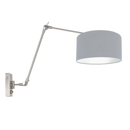 Steinhauer - wandlamp - Prestige Chic - staal - linnen metaal - afbeelding