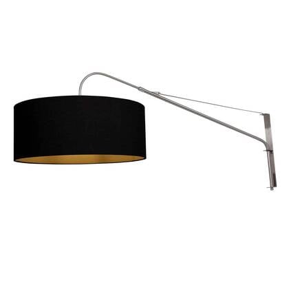 Steinhauer - wandlamp - Elegant Classy - staal - linnen metaal - afbeelding