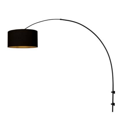 Steinhauer - wandlamp - Sparkled Light - zwart - linnen metaal - E27 afbeelding