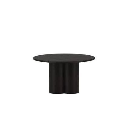 Svea - Rova ronde salontafel - ø80 cm - zwart
